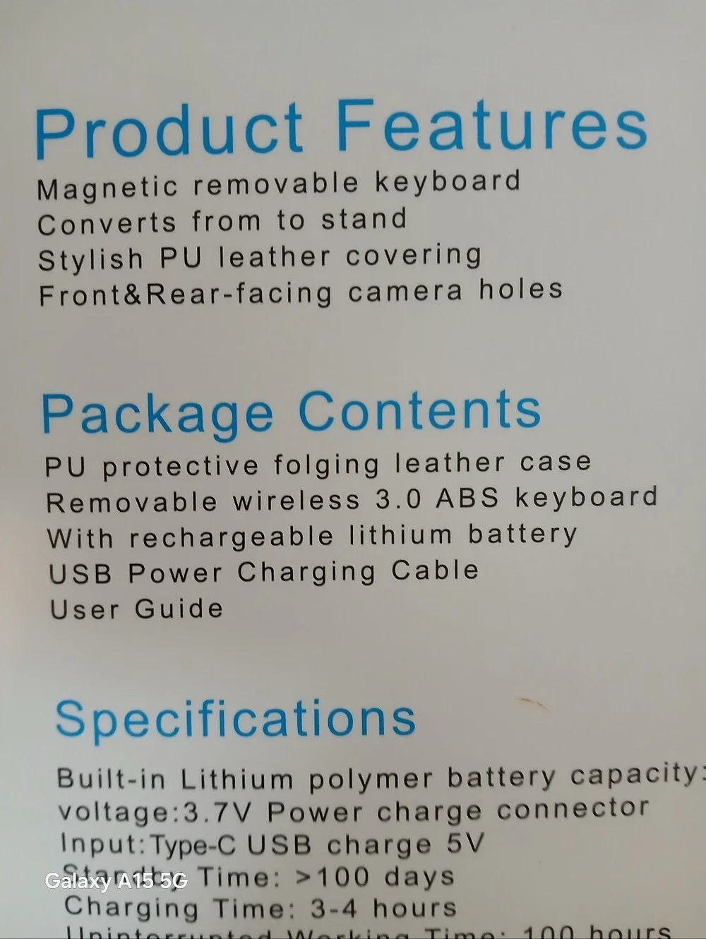 Samsung pu leather